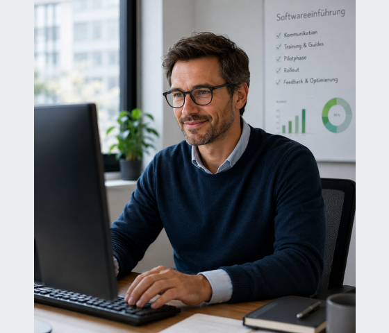 readyplace ist der KI-Hebel für Ihre Softwareeinführung: Maximale Digital Adoption ohne tiefe IT-Integration. Interaktive Klick-Tutorials, bekannt aus dem DATEV Hilfe-Center, die User auch bei System- und Medienbrüchen sicher ans Ziel führen.