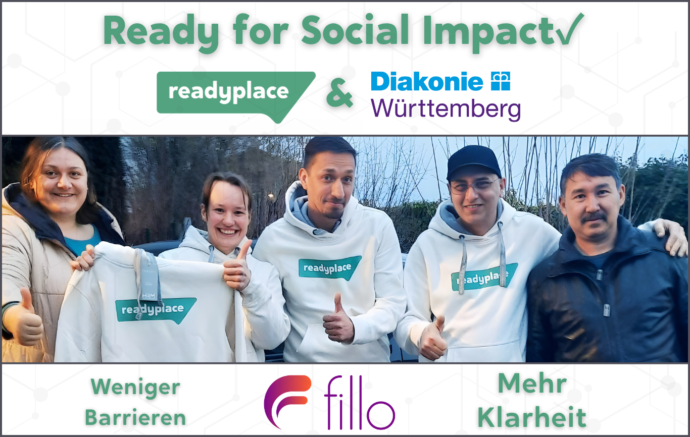 fillo App (readyplace und DWW) Die fillo App: Eine Kooperation zwischen der Diakonie Württemberg und readyplace